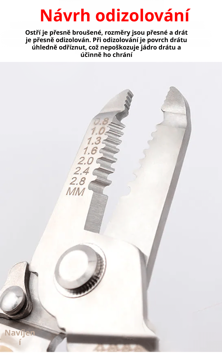 Multifunkční odizolovací kleště v elektrické dílně