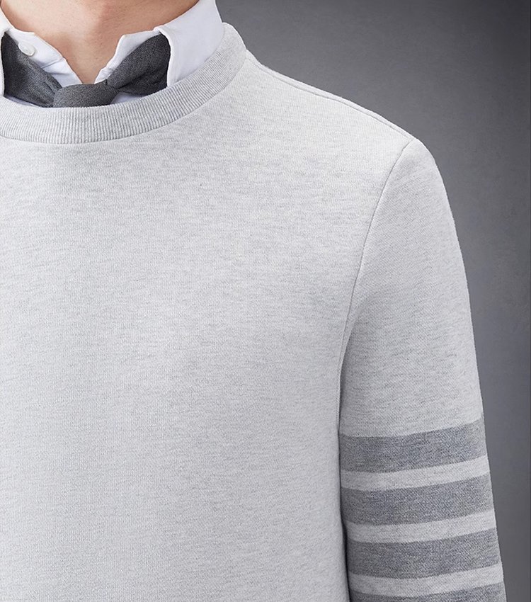 남성용 단색 맨투맨 세트