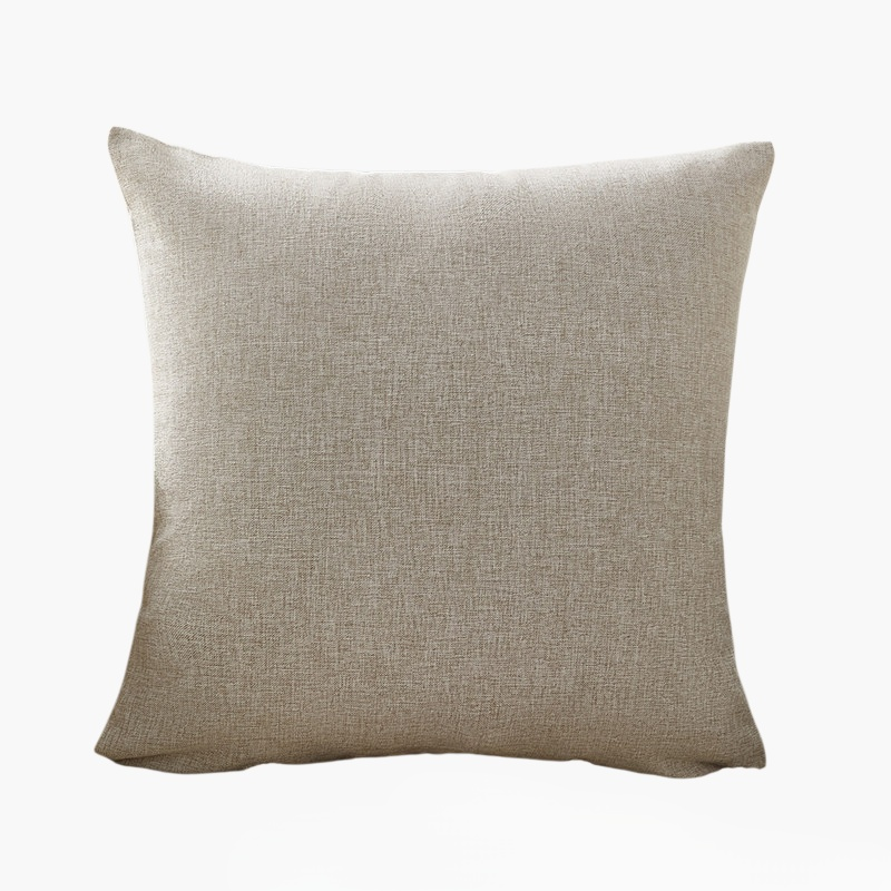 無地コットン＆リネンスクエア枕