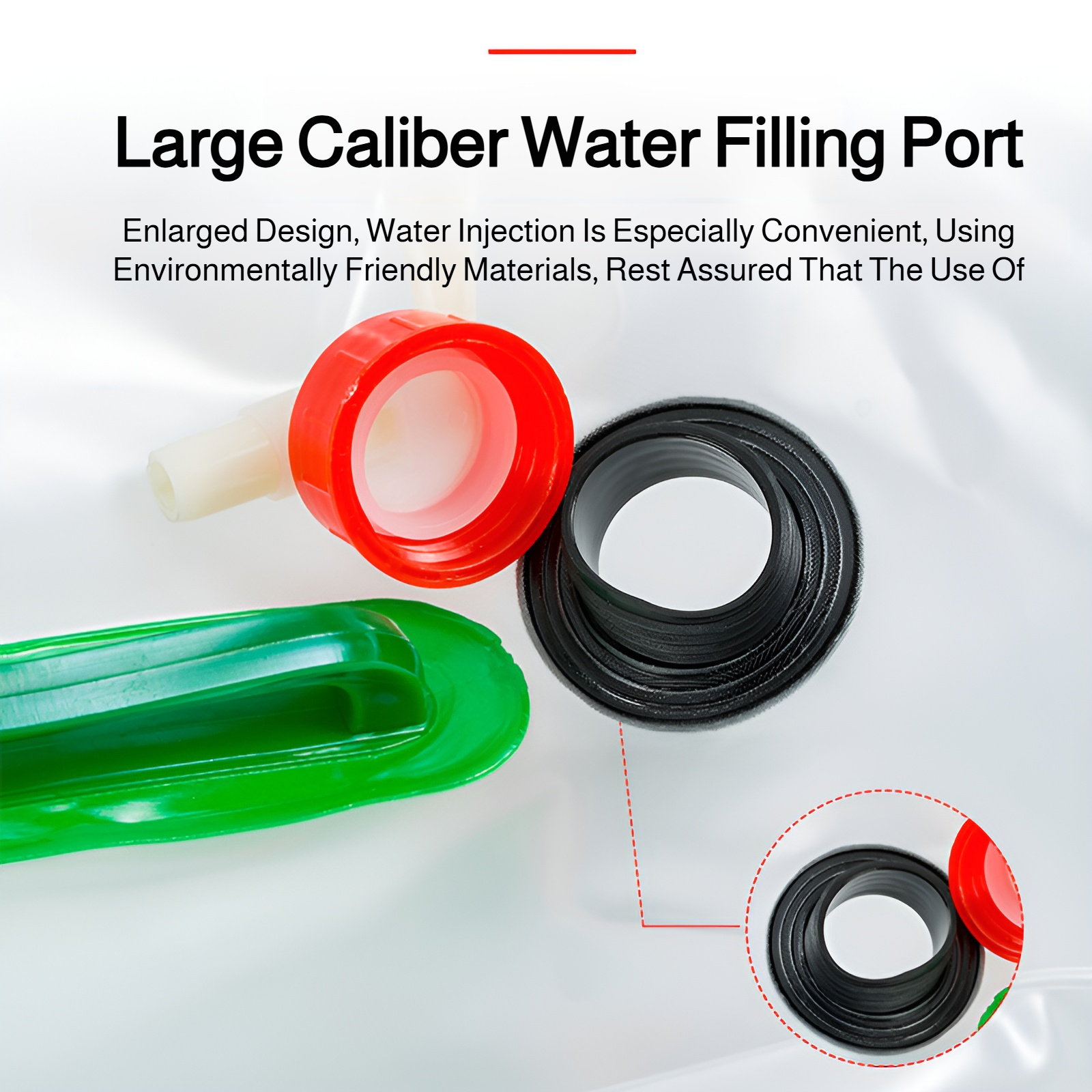 Duża pojemność worek na wodę do uprawiania sportów na świeżym powietrzu, 10L przenośny składany czaj