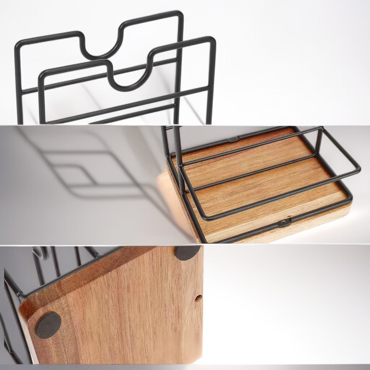 데스크탑 조미료 병 보관 선반