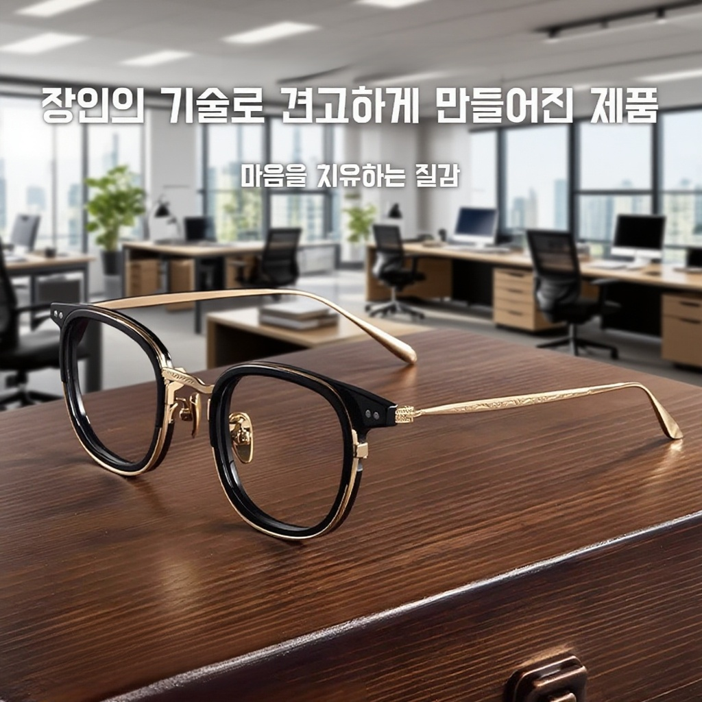 남성 근시 안경 순티타늄 초경량 빈티지 안경테