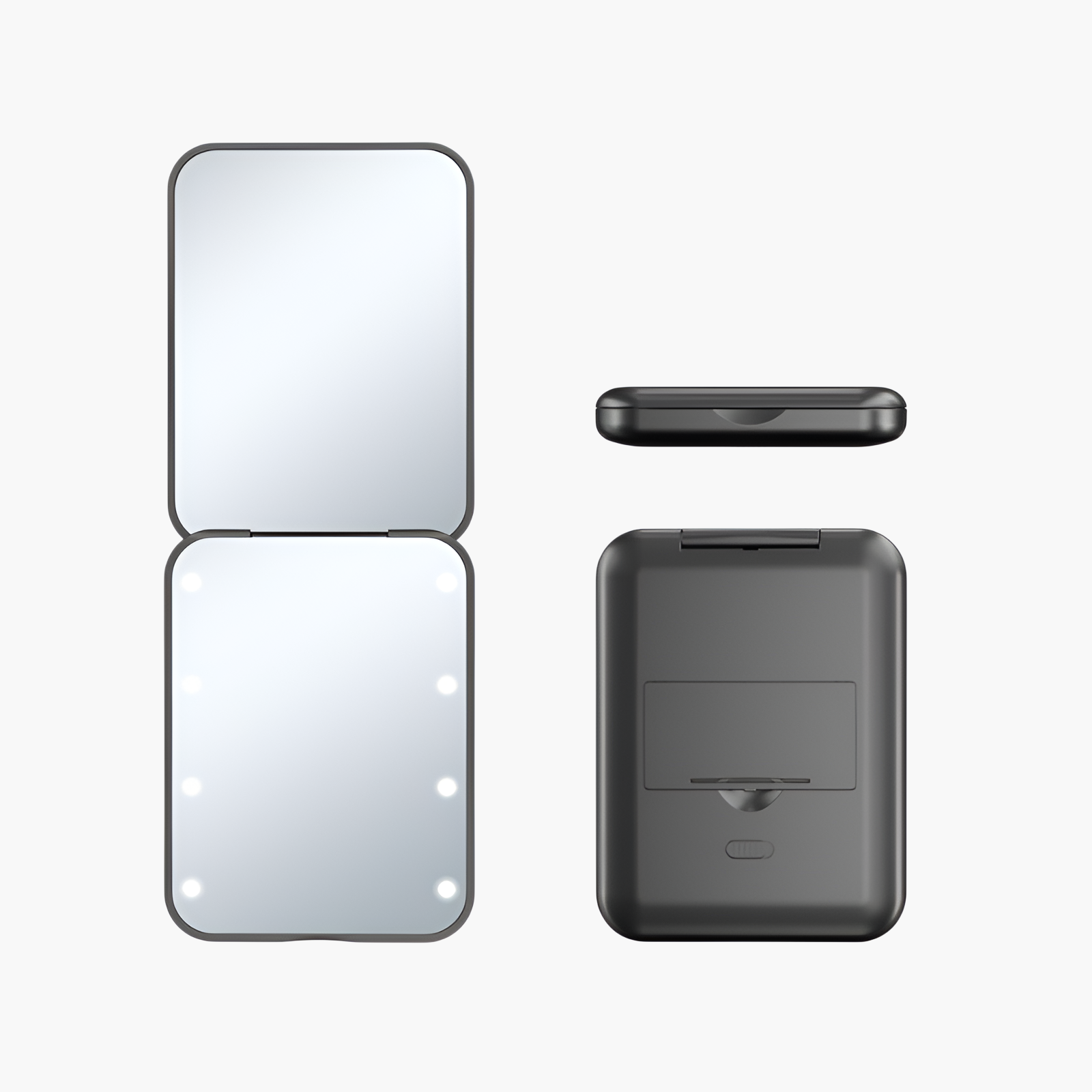 ハンドヘルドLEDメイクアップミラー