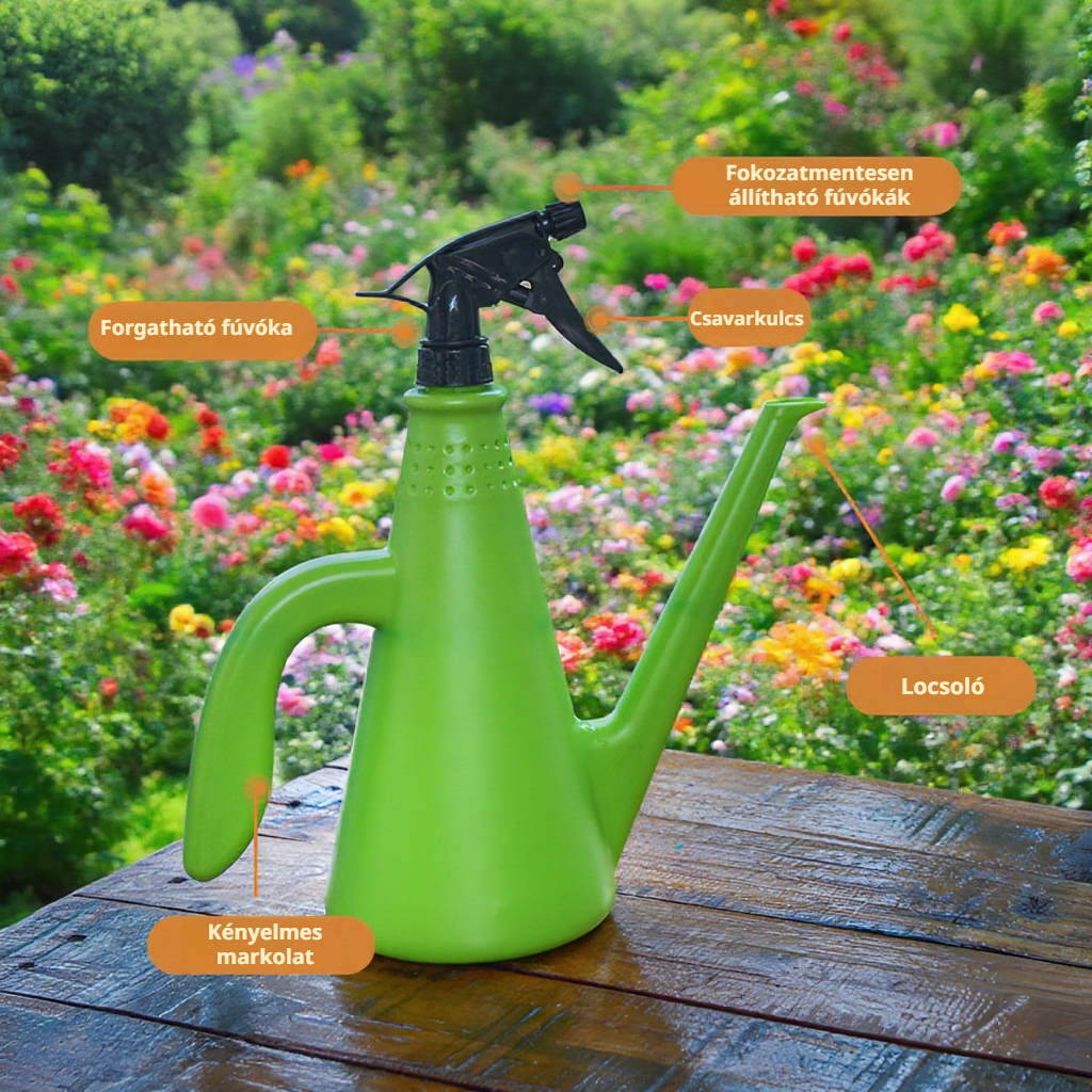 Kézi permetező és öntözőkanna, virágokhoz, otthoni használatra