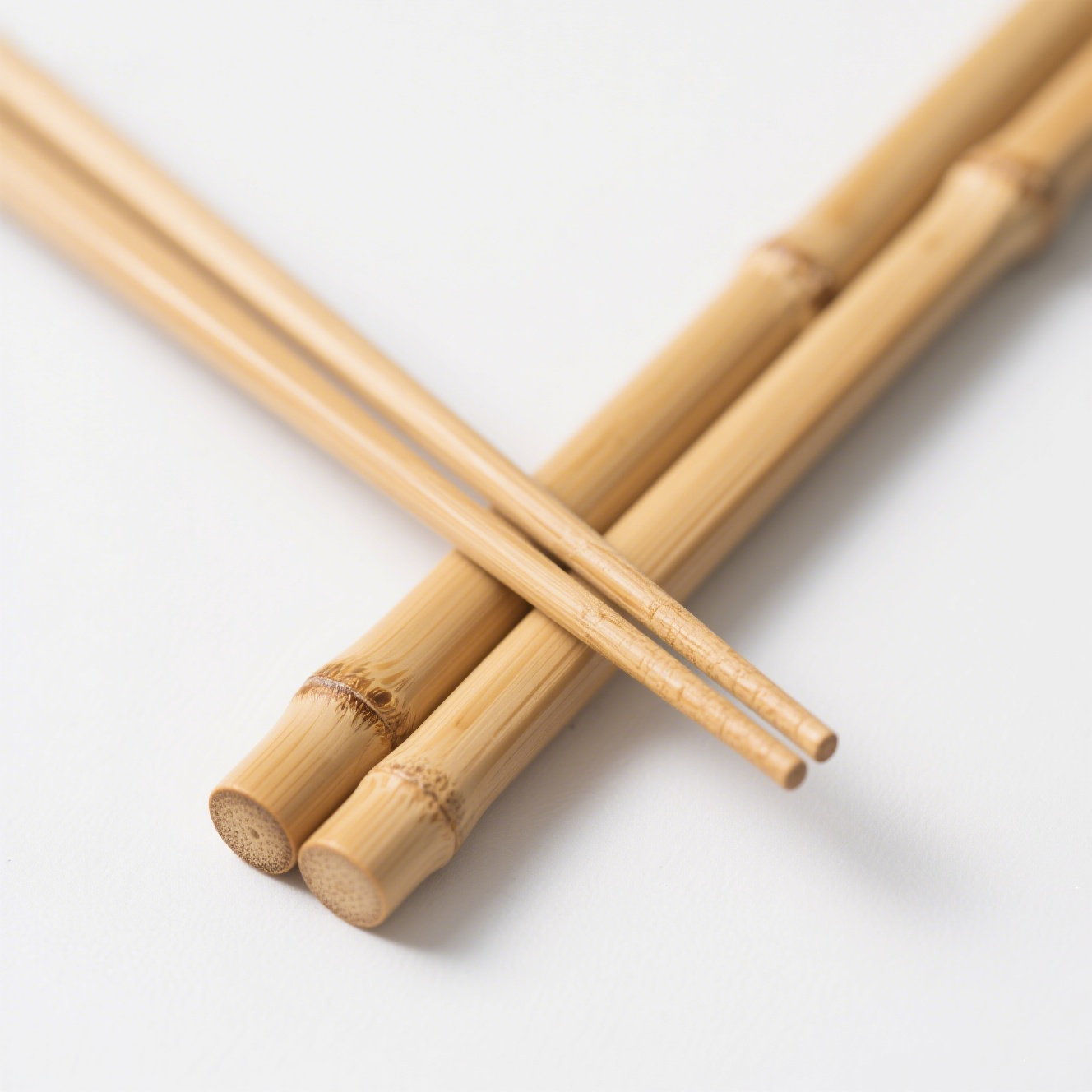 Natürliches, umweltfreundliches Essstäbchen-Set aus Bambus