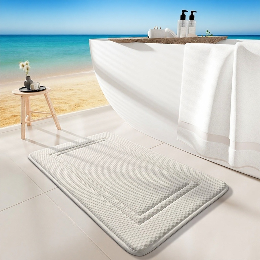 家庭用トイレの吸水・汚れ・厚手・滑り止めマット