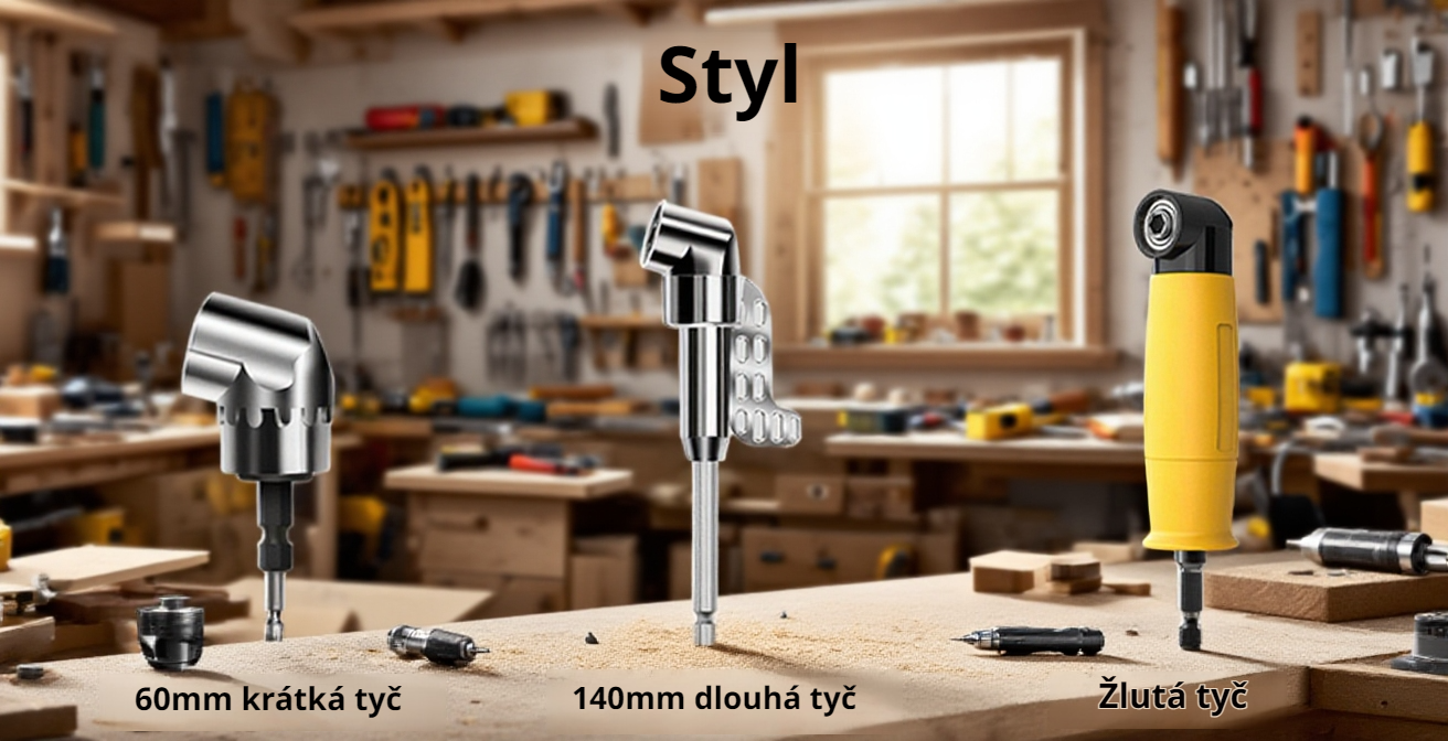 Kompatibilita převodníku s různými šroubováky