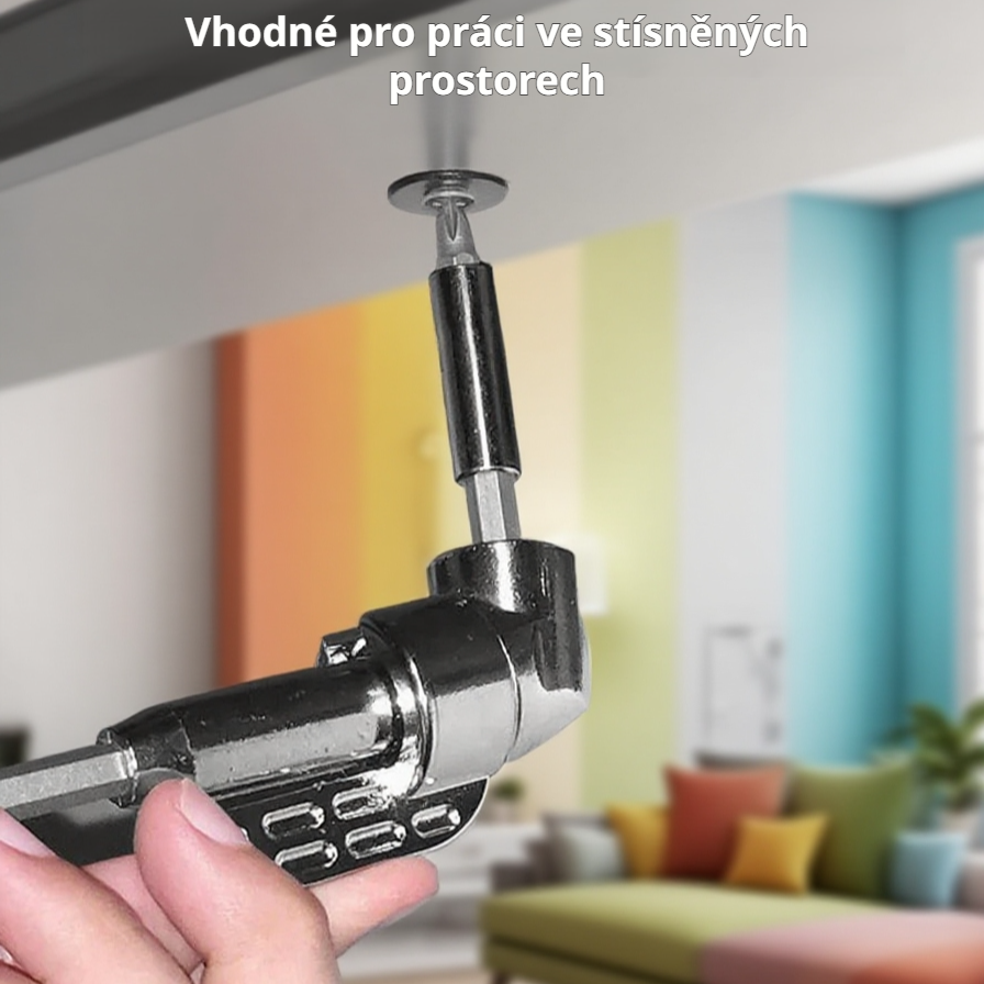 Nástrčný adaptér na šroubovák pro změnu směru