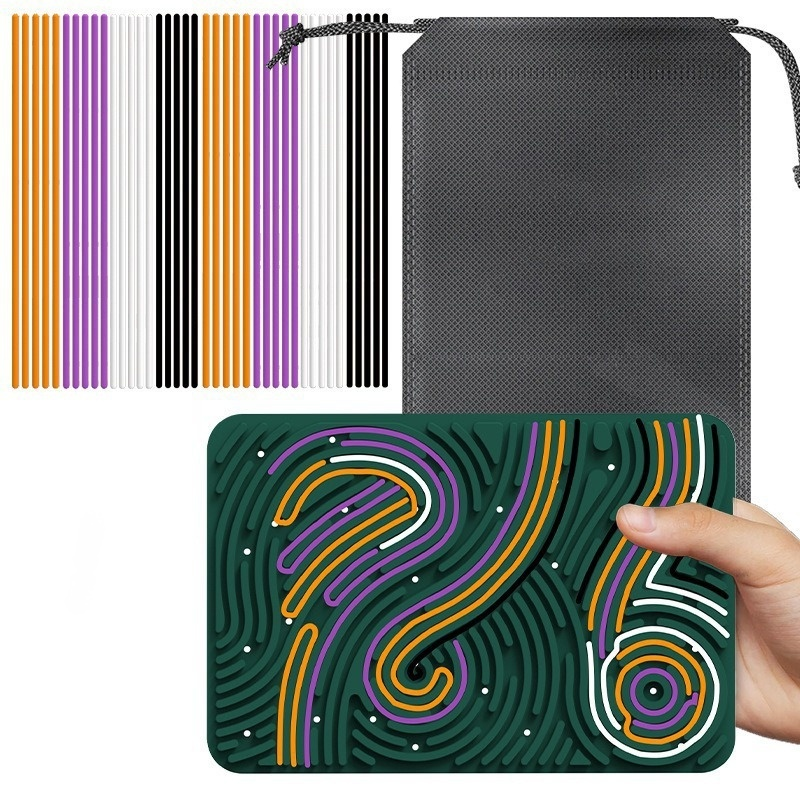 Grenzüberschreitende heiß verkaufte große Sensory Activity Board aus Silikon Sensory Activity Board 