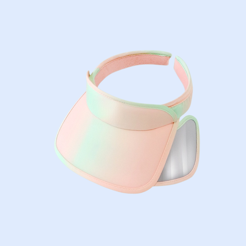 여름 신상 남아 여아 자외선 차단 컬러 그라데이션 아동 썬캡