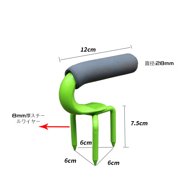 耕す・ほぐす スチールフォーク タマネギフォーク 軽量で使いやすい ガーデニング オールインワン ソリッド