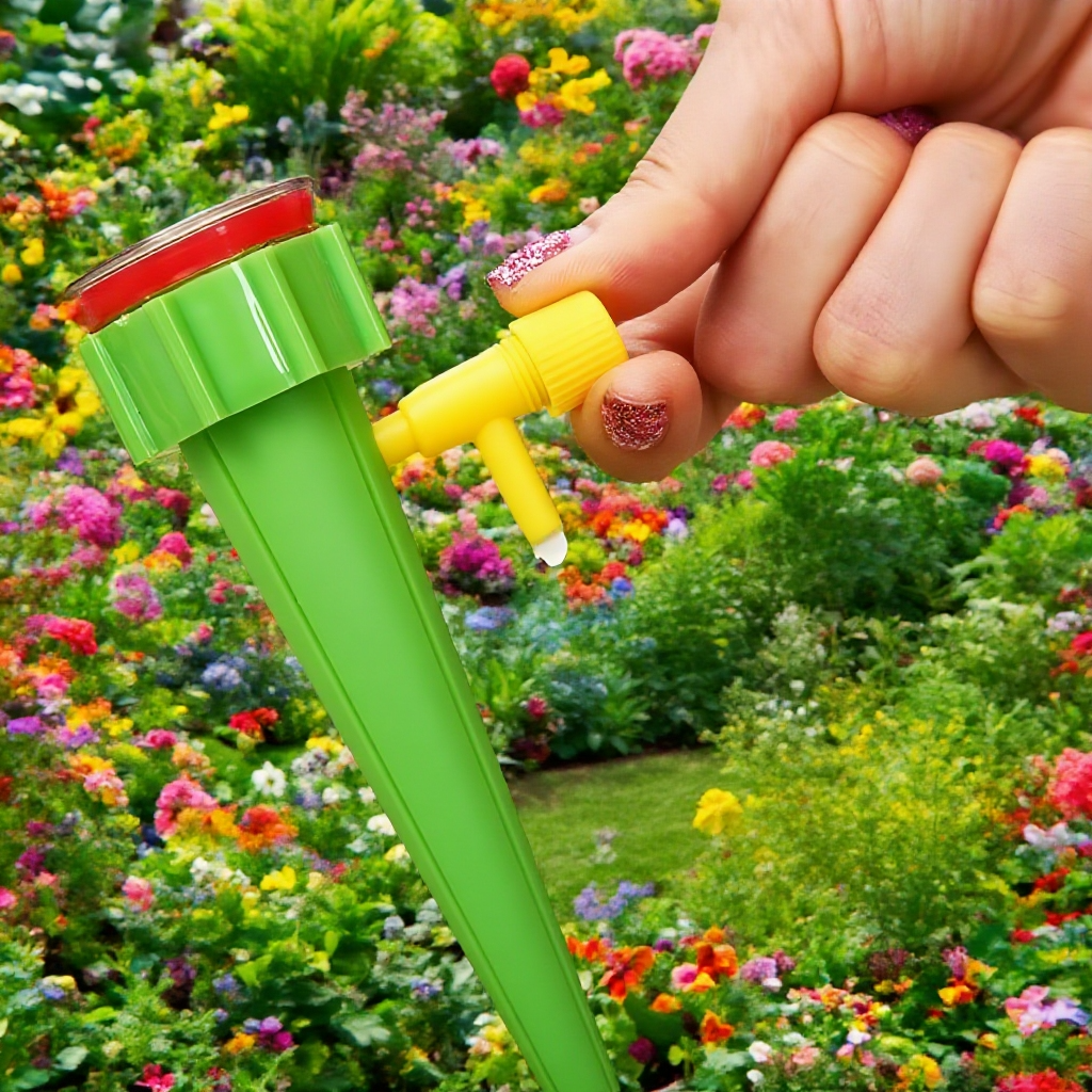 Automatický systém při zalévání trávníku