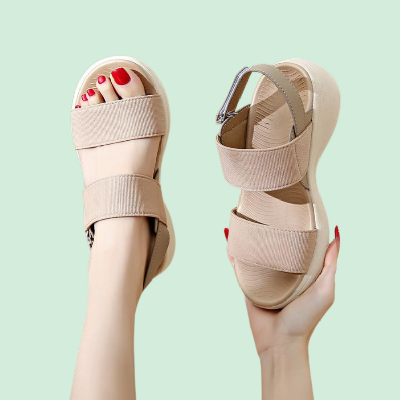 여성 컴포트 스니커즈 통굽 샌들 스니커즈 여성 샌들