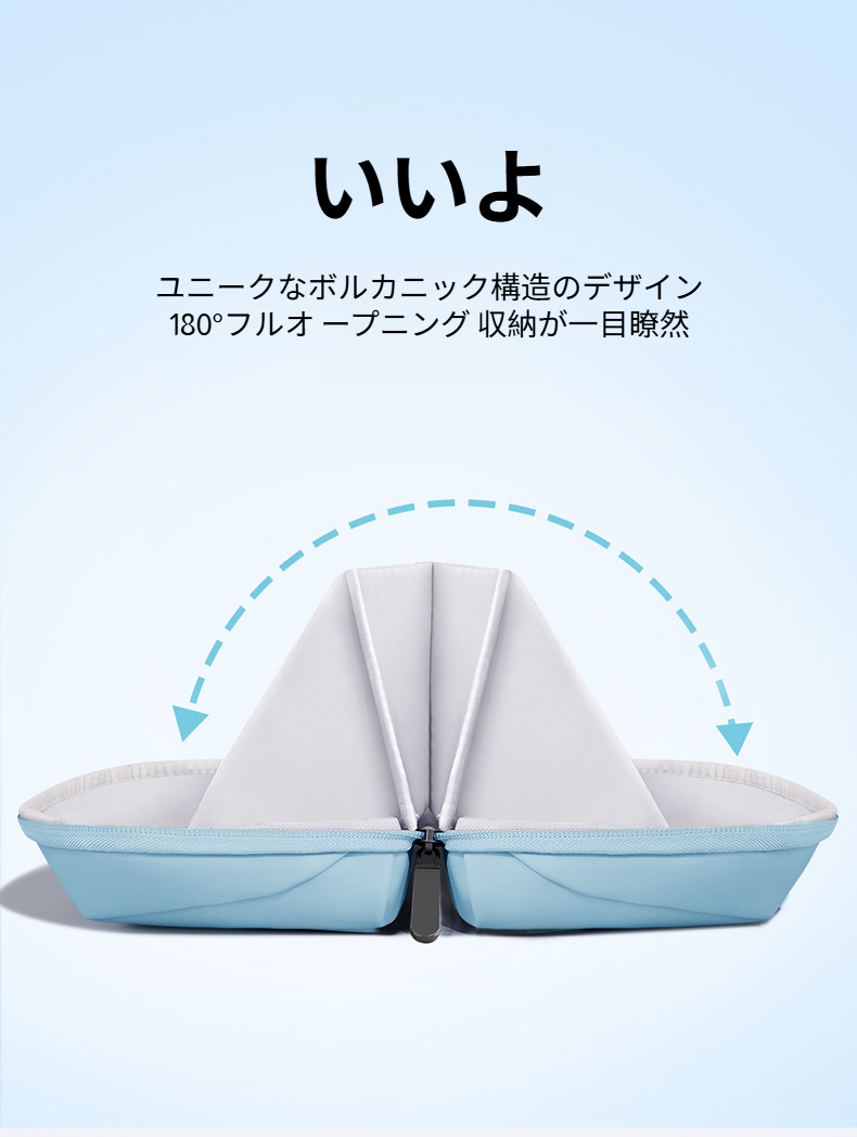 PC周辺小物 収納ケースの内部構造