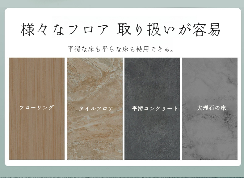 耐久性の高いソフトラバーキャスターの拡大写真