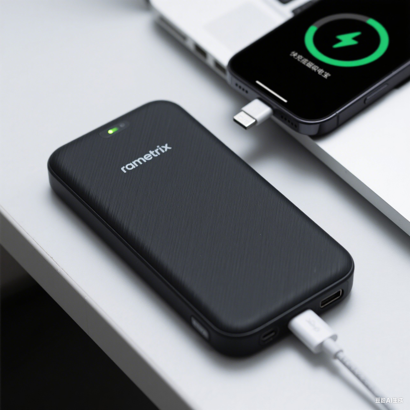 Dreifach-in-Eins MagSafe Schnelllade-Ultradünne Magnetische Powerbank