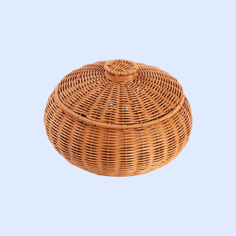 アクセサリー・化粧品・おもちゃ収納ボックス 人工籐編み