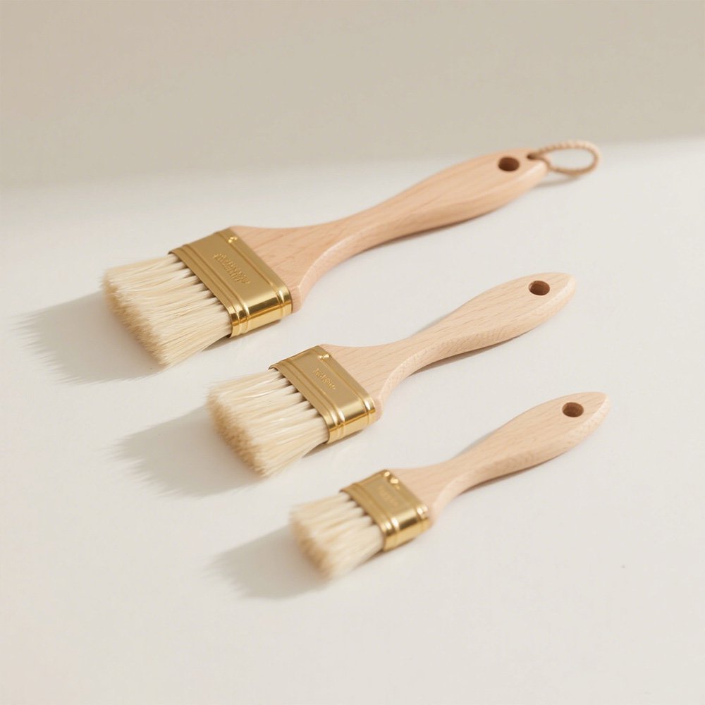 高品質で耐久性のあるキッチン用ソフト毛オイルブラシ