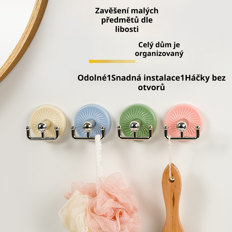 Výkonné opakovaně použitelné háčky do kuchyně odolné vůči parám a vodě