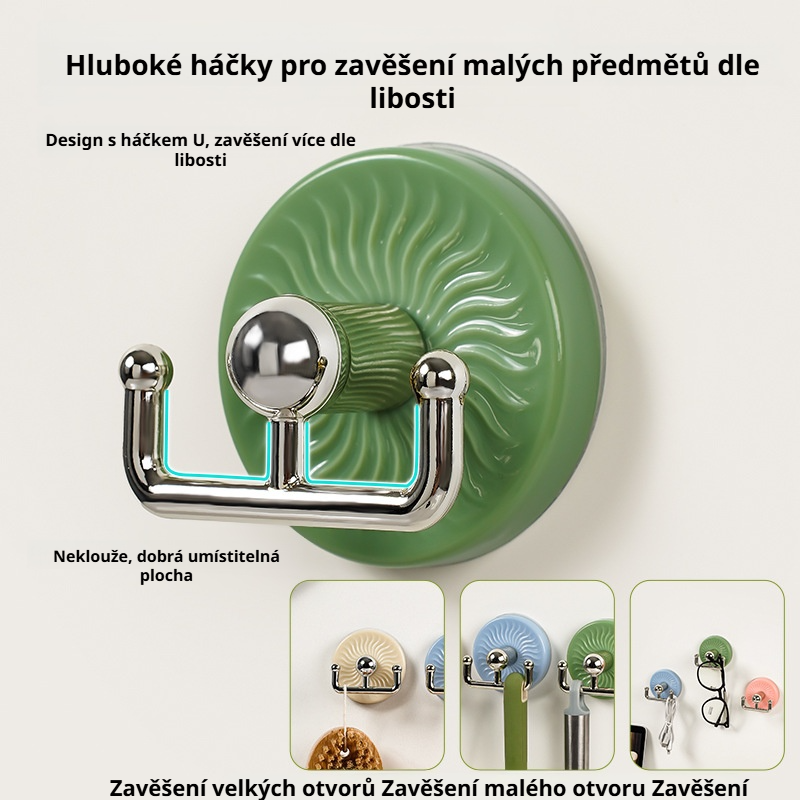 Výkonné opakovaně použitelné háčky do kuchyně odolné vůči parám a vodě