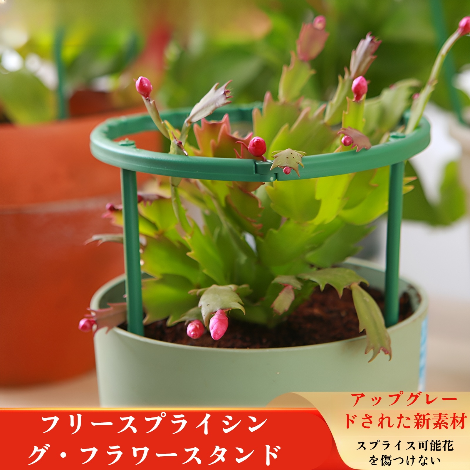 植物を支える園芸用サポートスタンド