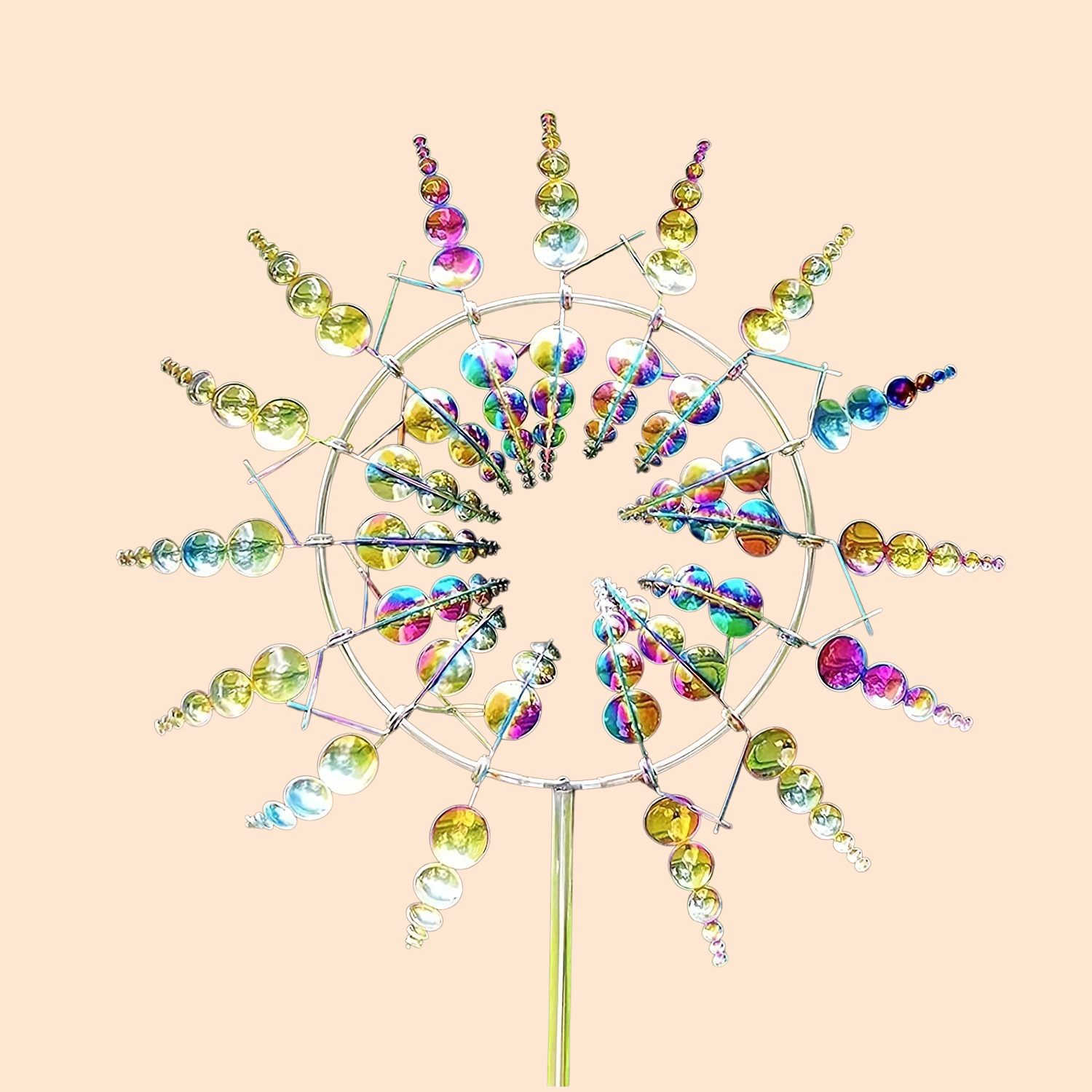 速發熱賣戶外旋轉金屬風車