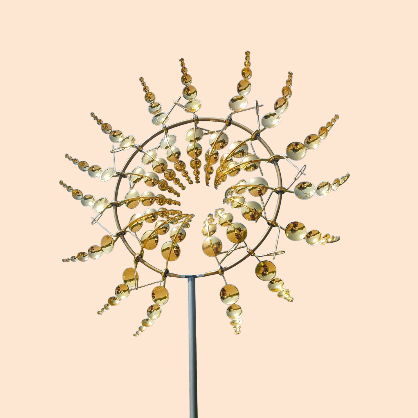 速發熱賣戶外旋轉金屬風車