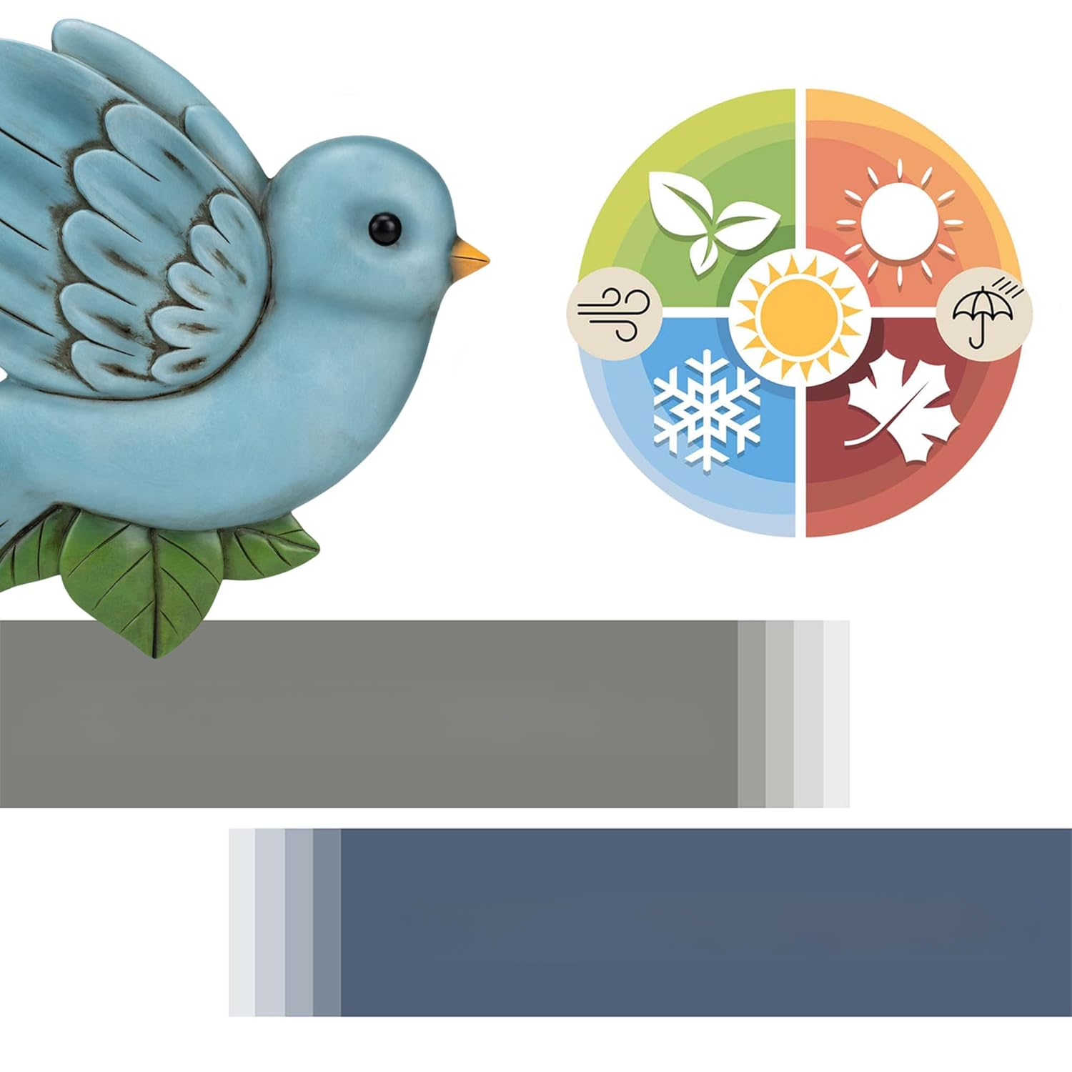 Decorative garden stepping stones