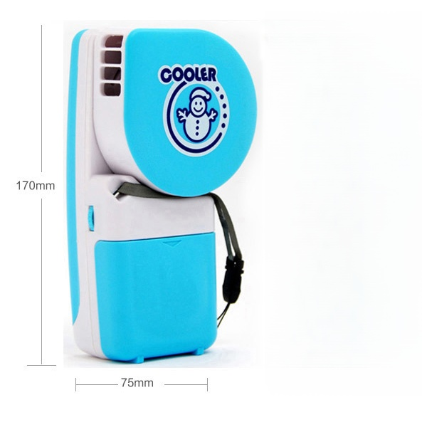 【ポータブルクーラー】水冷技術　大風量　静か　USB対応　吸水スポンジ　エコ 便利