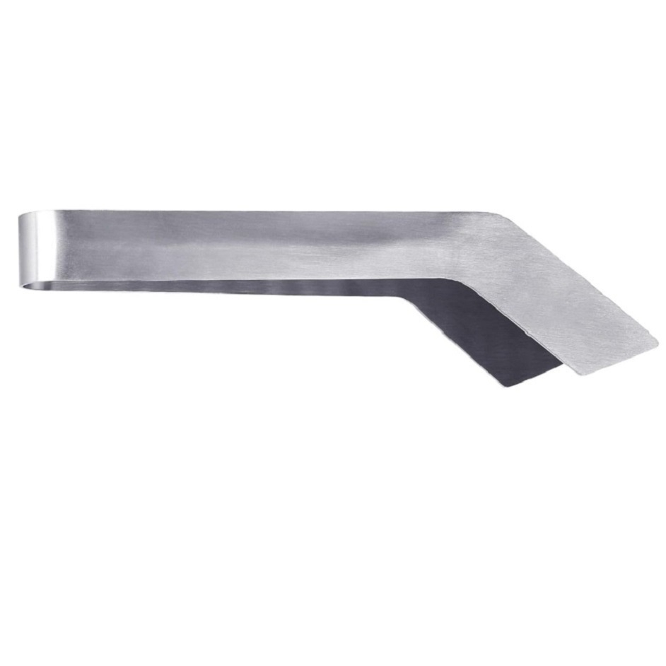 苗の根をやさしく除去するステンレス製プライヤー