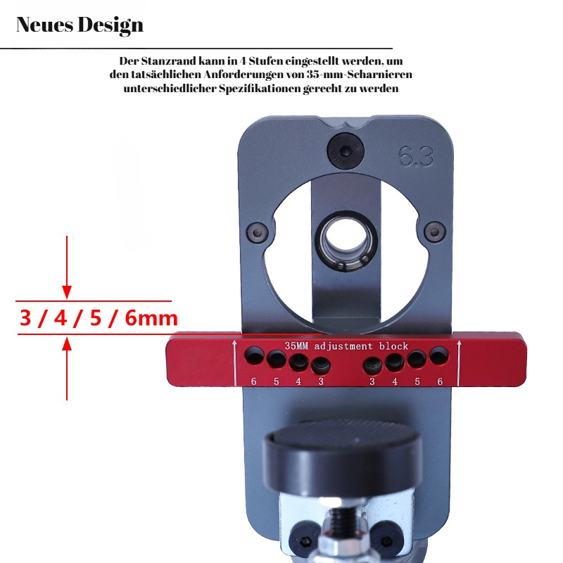 Scharnierlochöffner Bohrpositionierer Schranktürbohrhilfswerkzeug tallationsscharnierscharnier