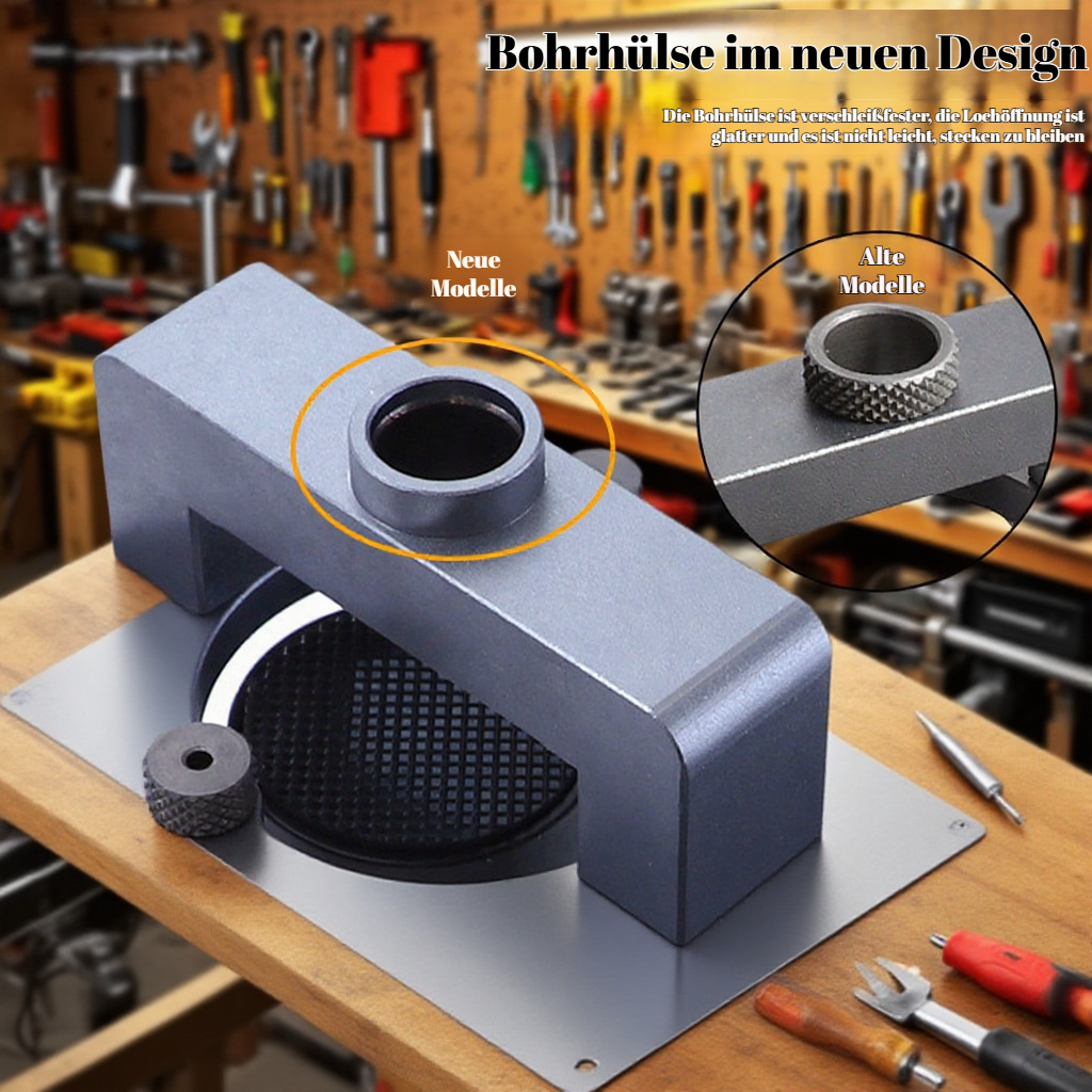 Professionelles Werkzeug zum Bohren von Schranktüren