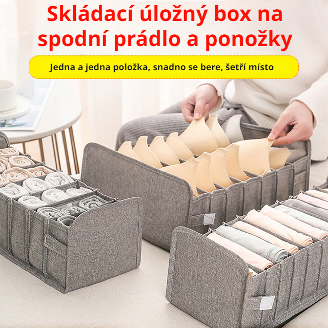 Velkokapacitní úložný box na spodní prádlo