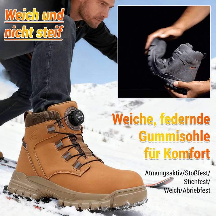 Stichfeste, warme Martin-Stiefel