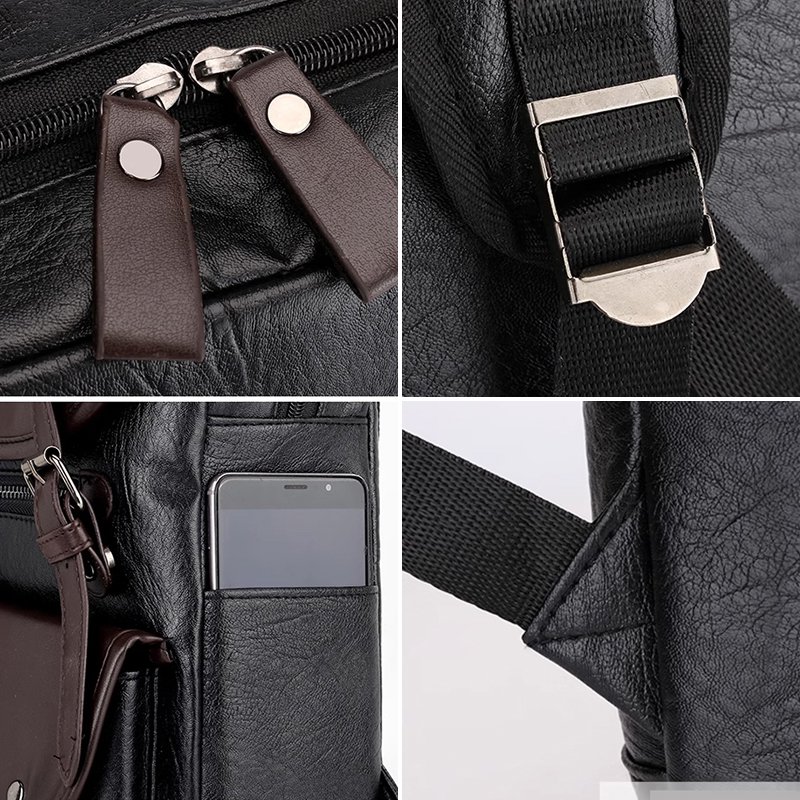 本革大容量リュック