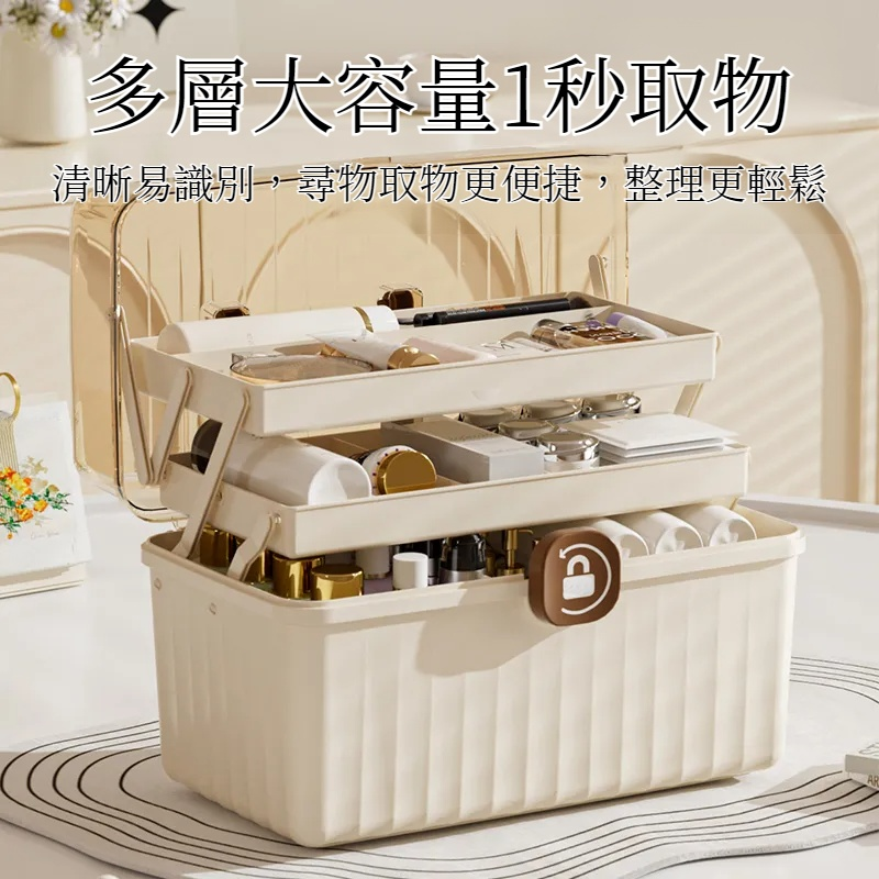 防潮防塵大容量家用醫藥箱