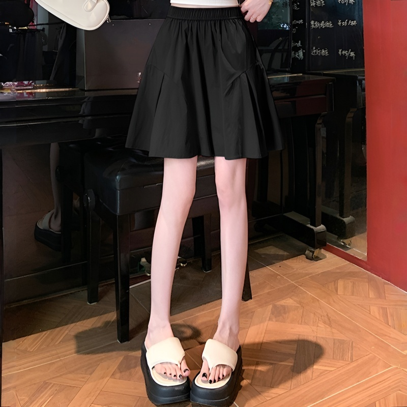 여자 여름 얇은 와이드 아이스 반바지 캐주얼 트레이닝 아우터 하이웨스트 슬림 5부 팬츠 반바지 여자 여름 얇은 캐주얼 트레이닝 와이드 아이스 반바지