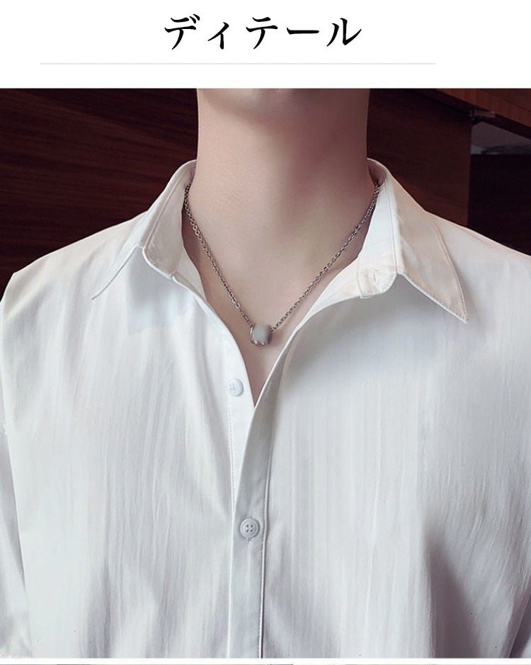 豊富なカラー展開の5分袖シャツ