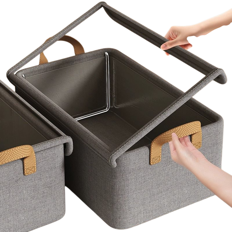 기숙사 접이식 수납 바구니 천조격 수납함 옷장 수납 바구니