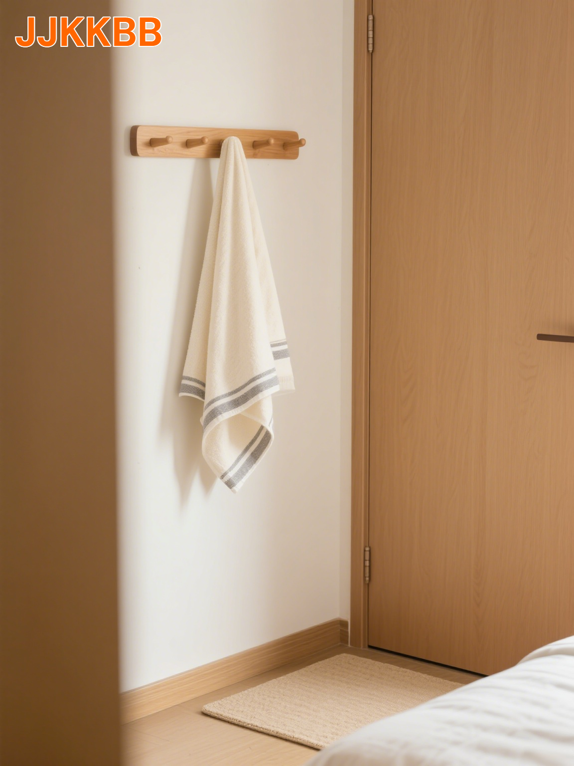 깨끗하고 신선한 수건