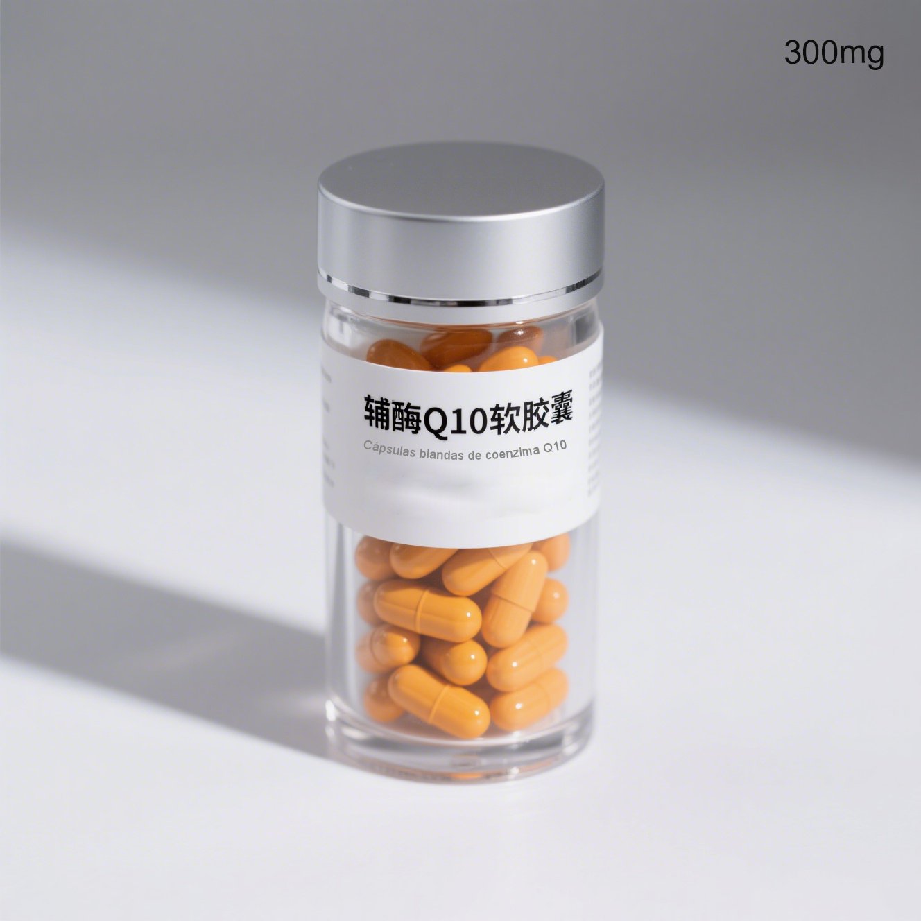 Cápsulas blandas de CoQ10 antioxidante 300mg