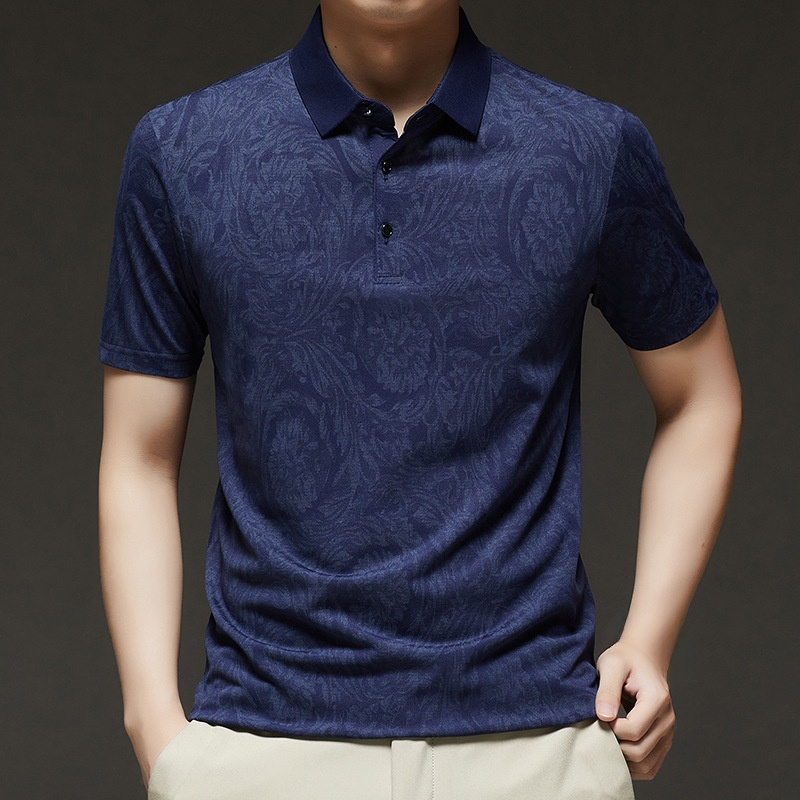 남자 비즈니스 캐주얼 반팔 반팔 여름 얇은 쿨 반팔 남 티셔츠