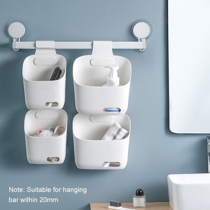 Hanging Plastic Basket with Hooks