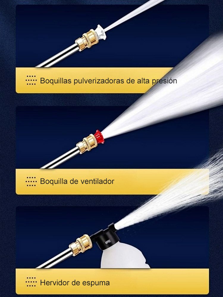 Pistola de agua de alta presión para lavado de coches eléctrica para uso doméstico