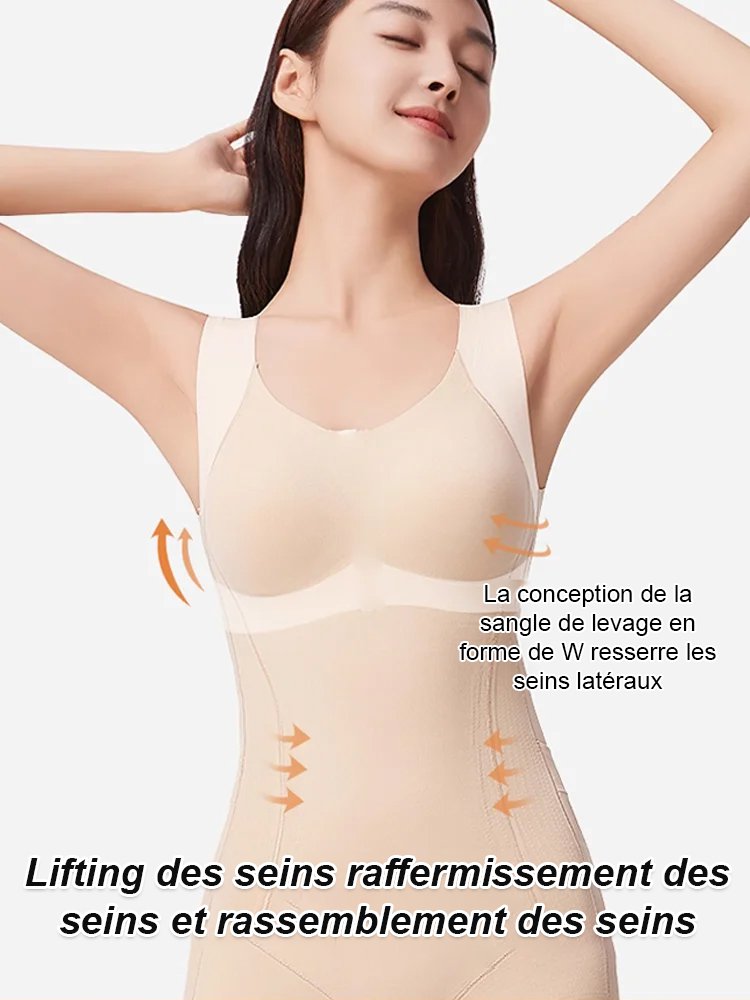 Combinaison gainante sans couture pour un corps sculpté et mince.