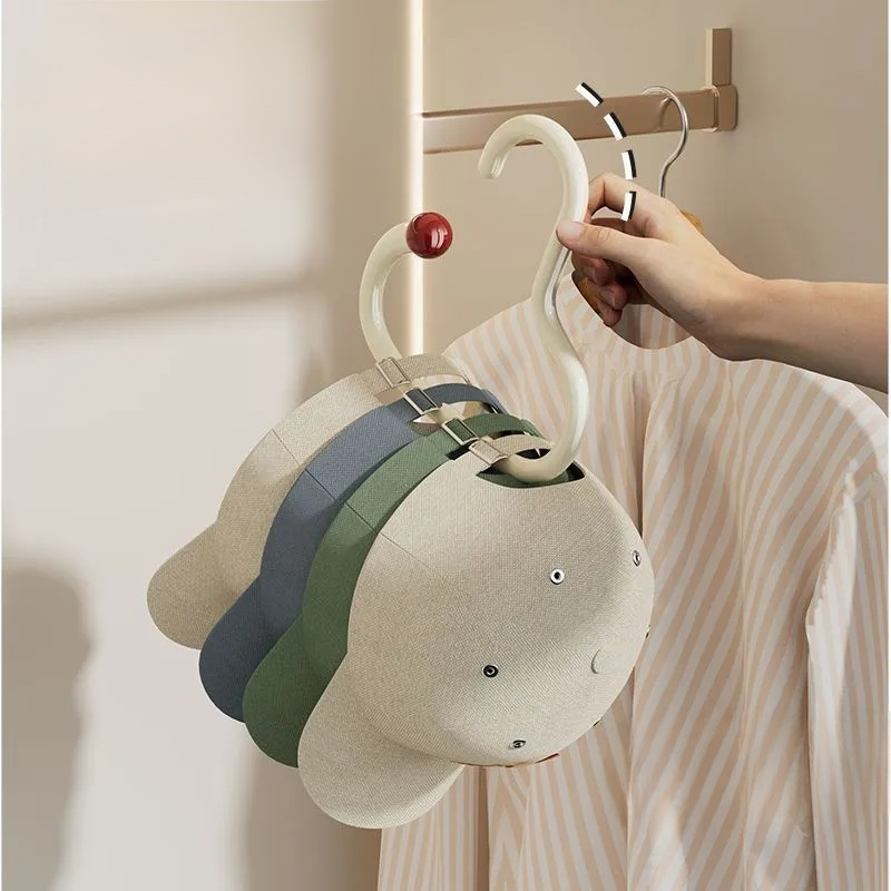 圓環衣架防滑落掛帽子絲巾圍巾多功能家用收納工具簡約