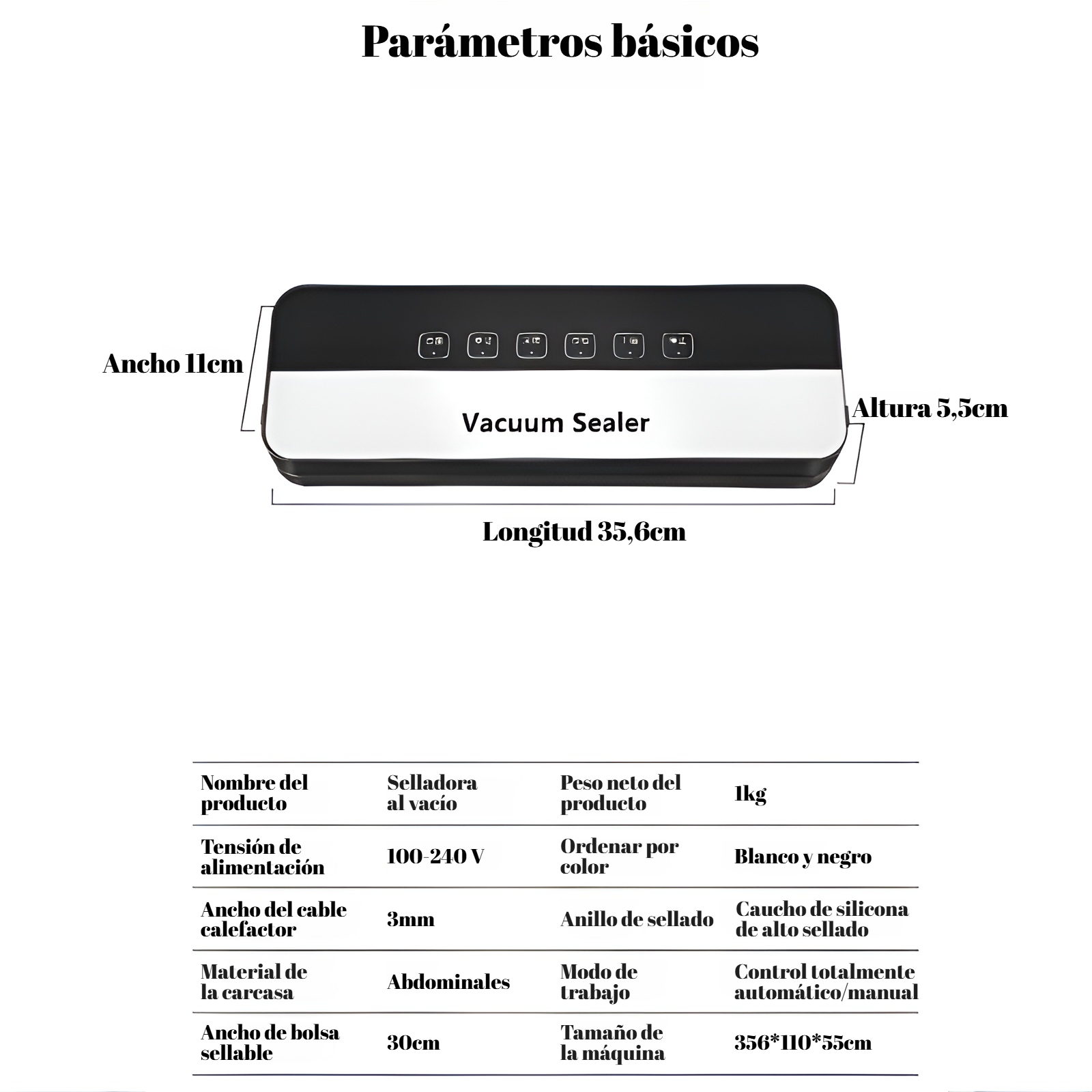 Selladora al vacío totalmente automática JMY, selladora de plástico seca y húmeda de doble propósito