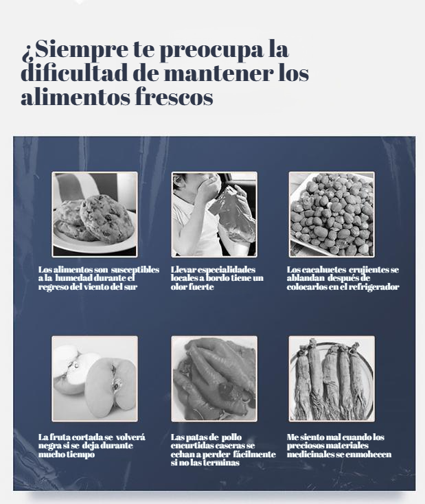 Detalle del botón de control de la selladora al vacío automática JMY