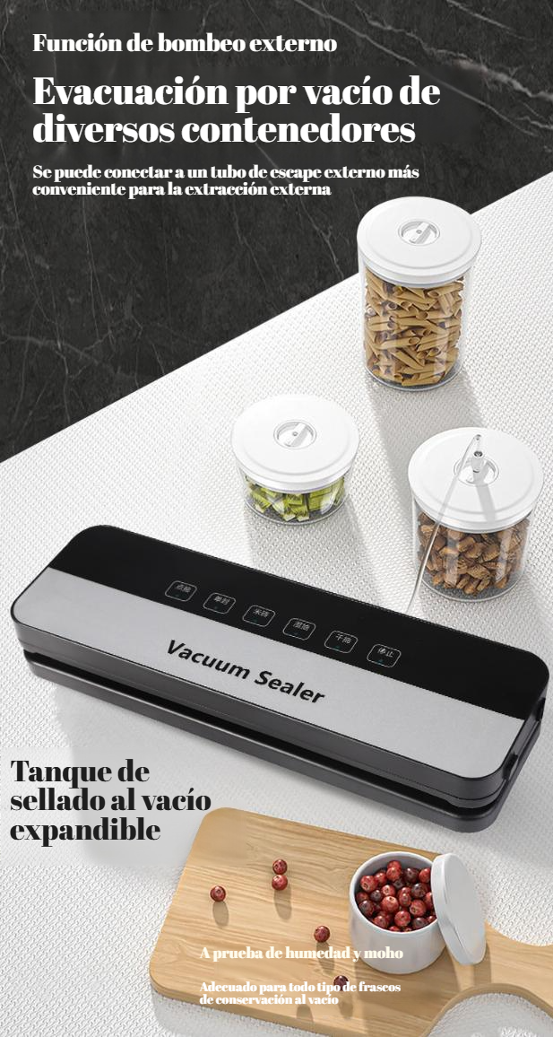 Ejemplo de alimentos sellados con la máquina JMY