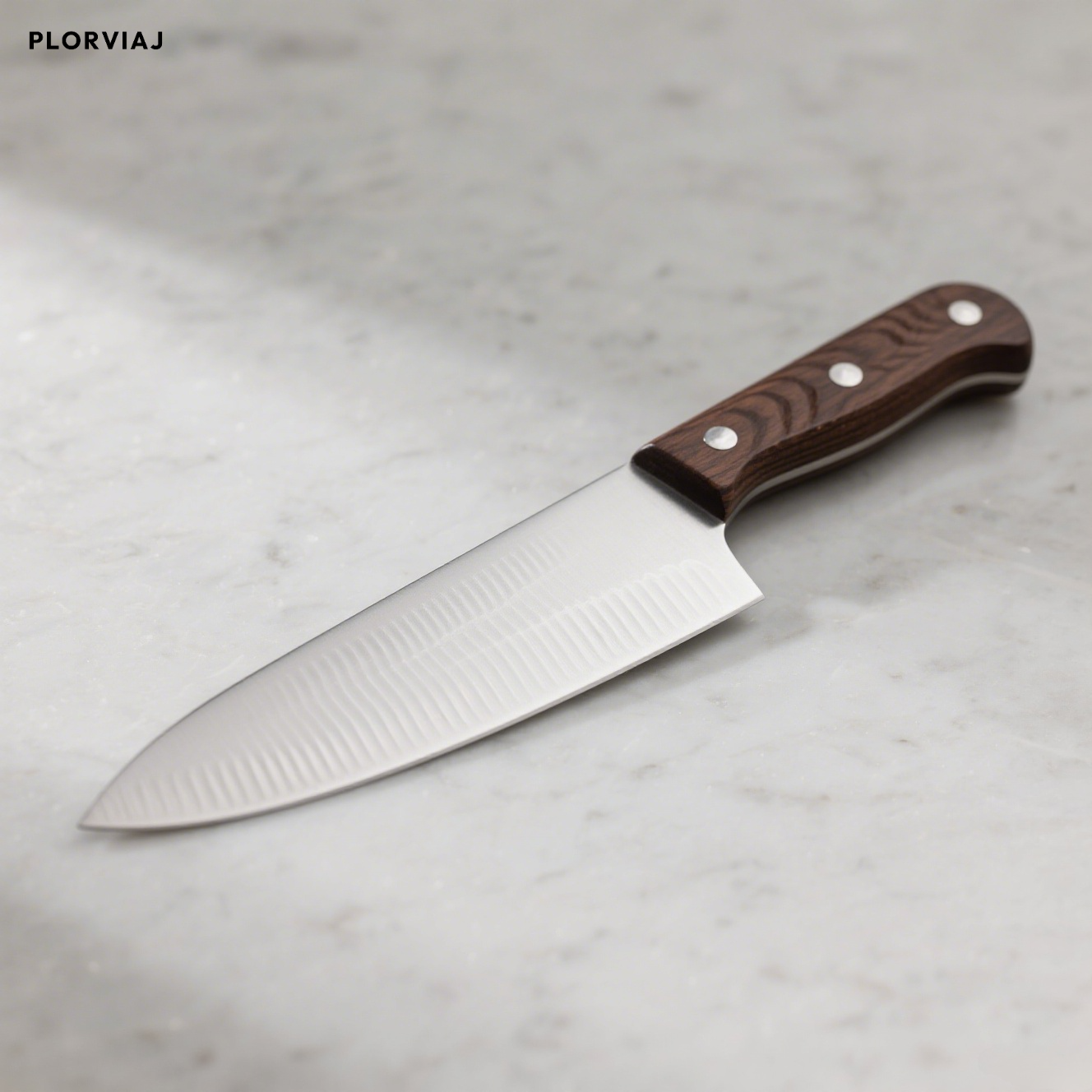 스테인리스 스틸 주방 칼 전체 모습